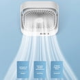 thumbnail image 3 of shyuyusa Dual Use Circulating Fan Desktop Wall Mountable Fan Air Circulator For Home Office Supply, 3 of 8