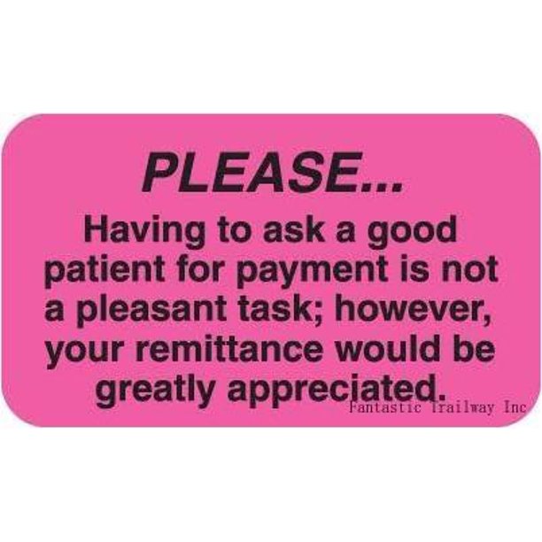  File Folder Chart Labels, MAP4280, Please Pay, Billing And Collection