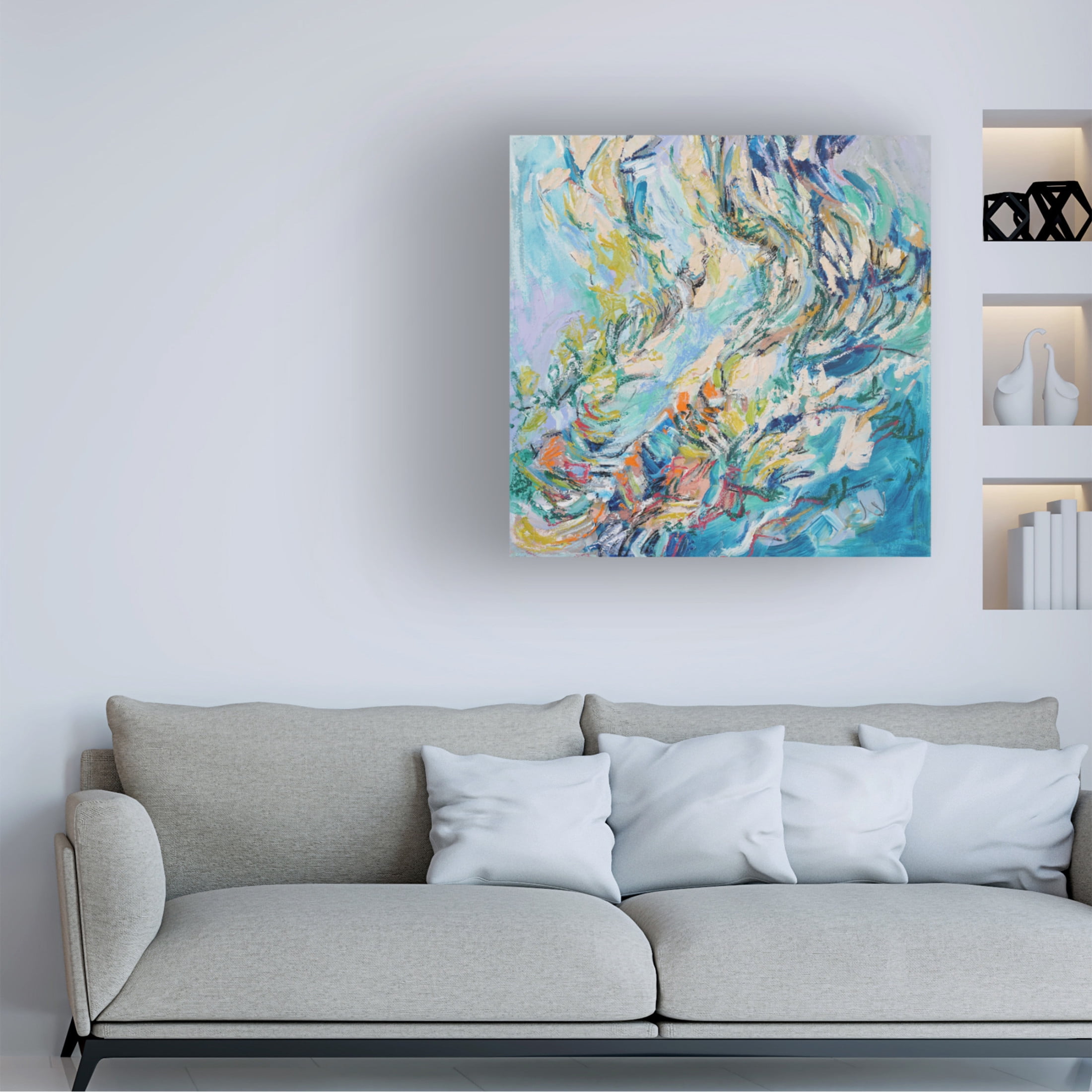 Trademark Fine Art Dorothy Fagan New Pathways IV Canvas Wall Art