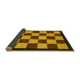 thumbnail image 2 of Ahgly Company Indoor Rectangle Checkered Yellow Modern Area Rugs, 7' x 9', 2 of 4