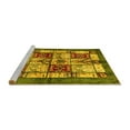 thumbnail image 2 of Ahgly Company Machine Washable Indoor Rectangle Abstract Yellow Modern Area Rugs, 5' x 8', 2 of 4