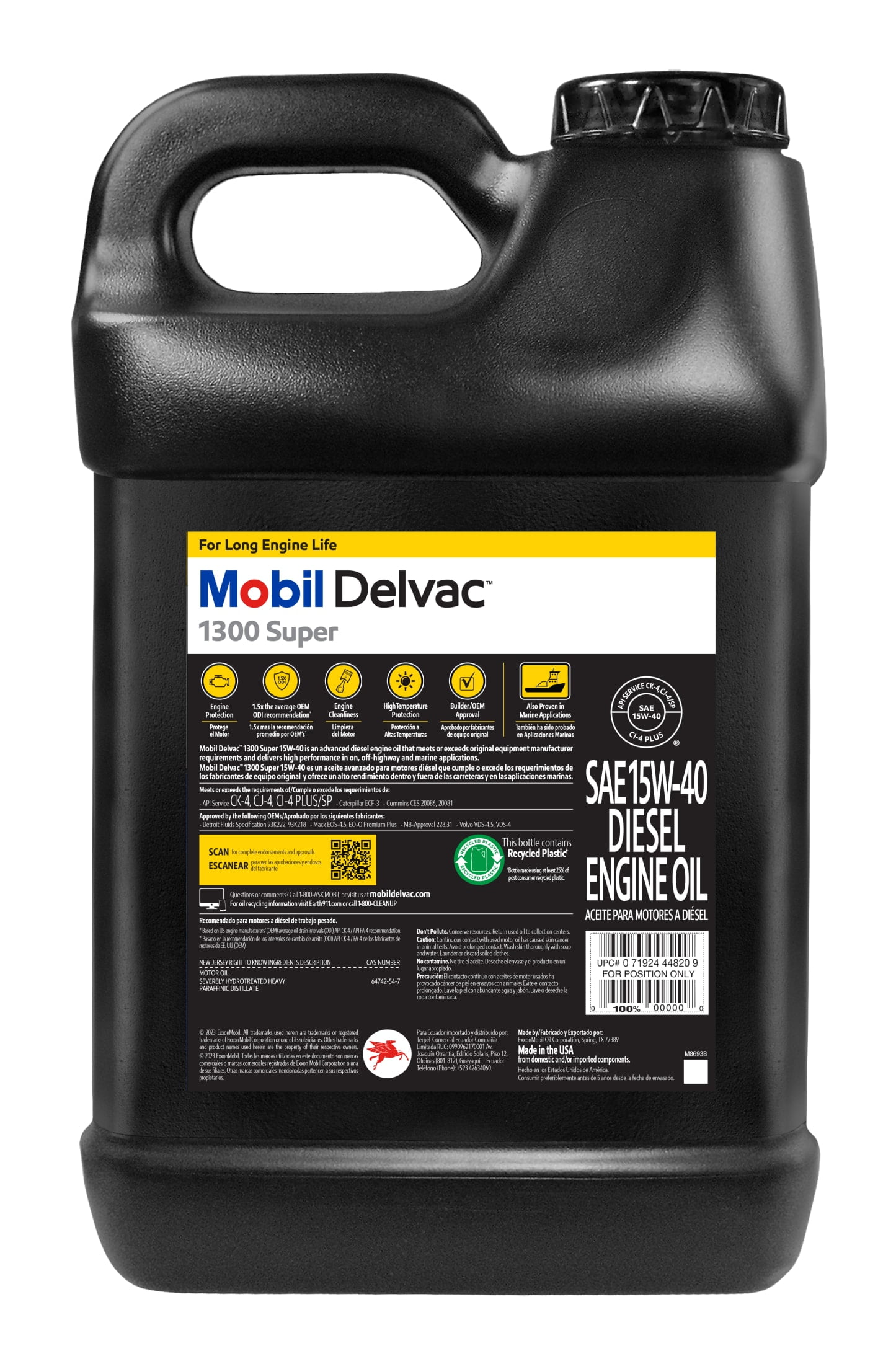 Mobil Delvac 1300 Super Heavy Duty Premium Synthetic Blend Diesel