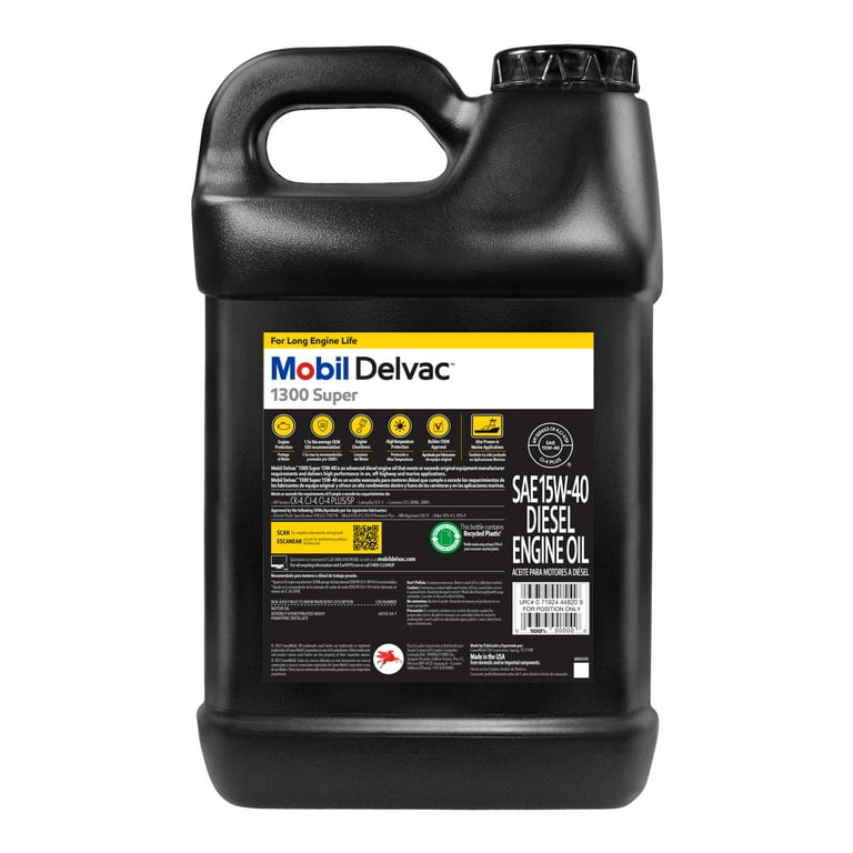 Mobil Delvac 1300 Super Heavy Duty Premium Synthetic Blend Diesel