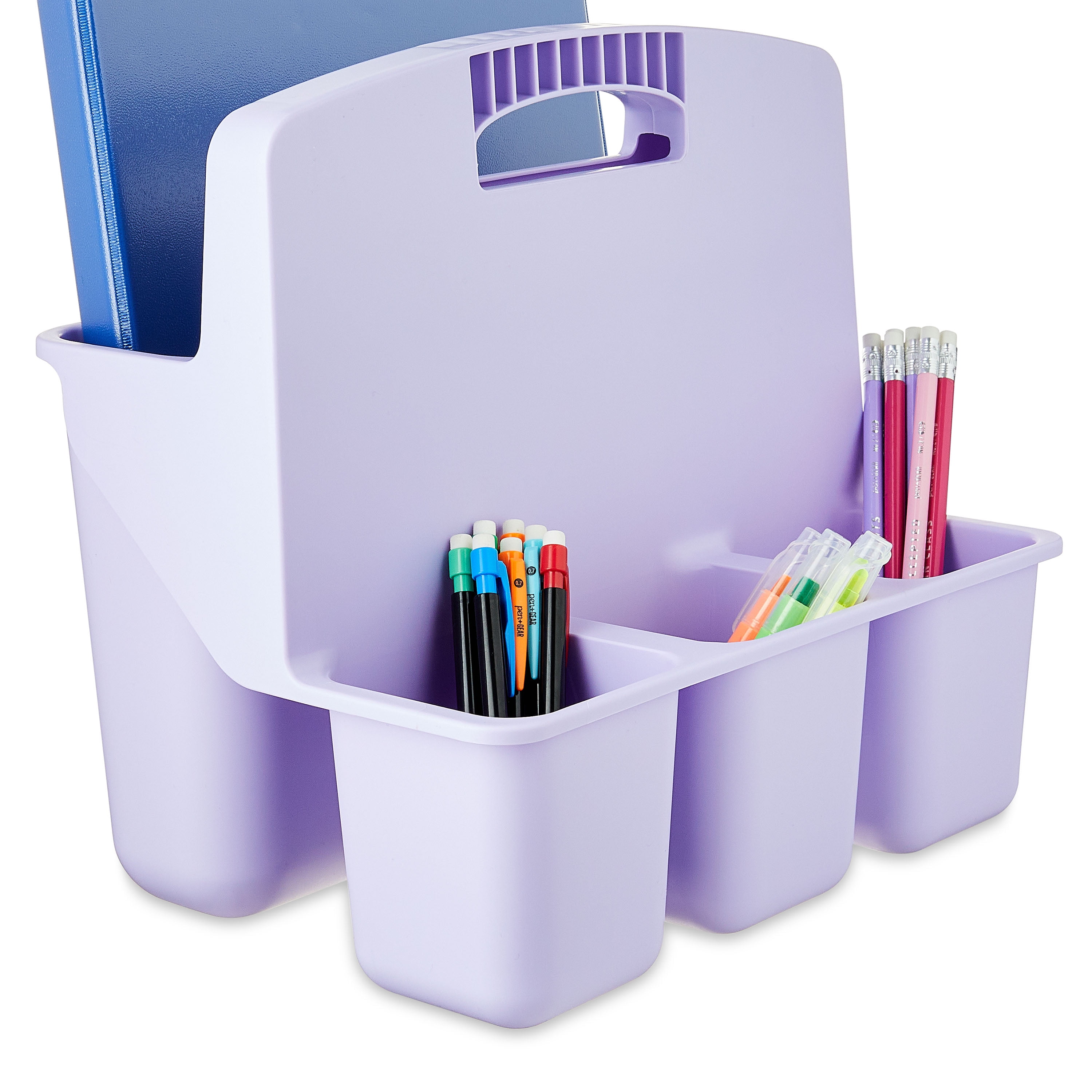 (6 pack) Pen+Gear Large Supply Caddy, Lavender Sky