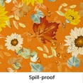 thumbnail image 2 of Thanksgiving Tablecloth, Fall Tablecloth With Floral Orange Tablecloth, Waterproof Fabric Wrinkle Free Thanksgiving Table Cloths For Fall Decor, Fall Tablecloth For Rectangle Tables 60 X 120 Inch, 2 of 6