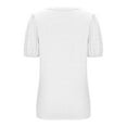 thumbnail image 5 of Womens Tops Dressy Casual Spring 2024 Women Blouses for Work Short Sleeve Work Out Shirts Gym Loose Pack Slim Fit Tees for Women Beach Shirt Sunshine White, 5 of 6