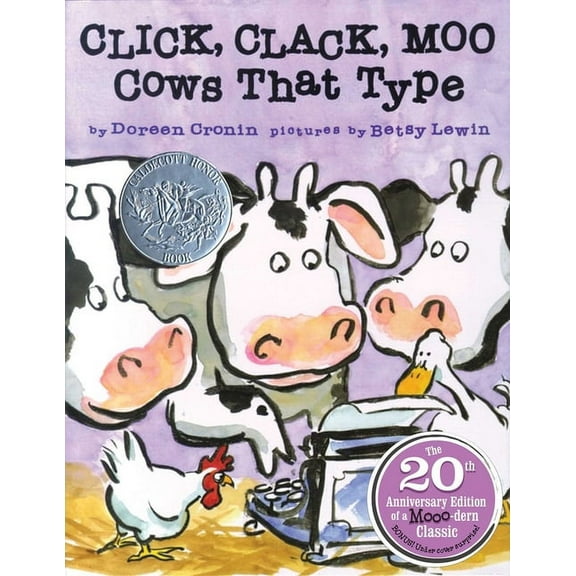 Click Clack Book Click, Clack, Moo: Cows That Type, (Hardcover)