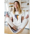 thumbnail image 2 of Feel Good Rainbow Shaped T-Shirt Women -Image by Shutterstock, Female Small, 2 of 4
