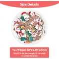 thumbnail image 2 of 40Pcs 10 Style Christmas Theme Brooch Pin Christmas Sock Santa Claus Acrylic Pin Christmas Tree Gingerbread Man Iron Badges Deer Red White Green Fashion Pins Sweater Shawl Clip Acrylic, 2 of 6