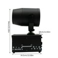 thumbnail image 2 of 1200W 110V Snow Machine Remote Control Snowflake Spraying Machine Stage Snow Blowing Remote Control Snow Machine, 2 of 22