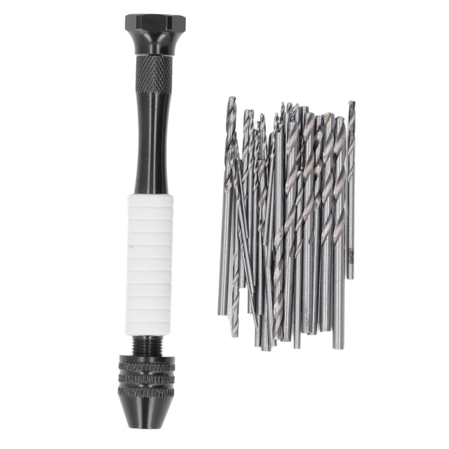 Kit de taladro manual Jadeshay 49 piezas acero de alta velocidad ABS