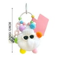thumbnail image 3 of Uuiauoio Soft Plush Toy Keychain with Stuffed Animal Design, Embroidery Eyes for Bags and Backpacks, Cute Miniature Key Ring for Daily Use and Gift Giving, Durable Plush Keychain for Adults, 3 of 7