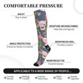 thumbnail image 2 of Sikiie Pigs 1 1 Pairs Compression Socks for Men and Women 15-20 mmHg Running Support Socks, 2 of 7