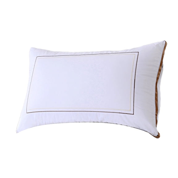 CASAFUN Breathable Hotel-grade Pillow Core Soft And Supportive Down Bed Pillow for Home Dorm Bedroom Skin-friendly Cotton Fabric for Back Side and Stomach Sleepers