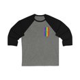 thumbnail image 1 of Pride 2023 Unisex 34 Sleeve Baseball Tee by Artist A.Melo, 1 of 2
