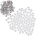 thumbnail image 1 of CPDD 10MM Double Cap Rivets Round Rivet Fasteners for Beading Craft Decorations (10 mm Cap, Silver) 10mm Cap Rivets, 1 of 5