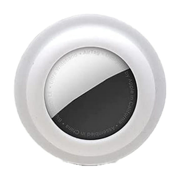 AirTag silicone case with sticker White