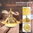 thumbnail image 3 of RUNROTOO Censer Decorative Aroma Burner Golden Alloy for Sauna 1Set, 3 of 5