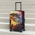 thumbnail image 4 of Cauagu Geometric American Bald Eagle Print Travel Luggage Cover,Travel Dust-proof Suitcase Cover Softside Suitcase Protector for 18-32inch,Not Included Suitcase, 4 of 8