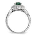 thumbnail image 2 of Sterling Silver & CZ Brilliant Embers Circle Ring Size 8, 2 of 3