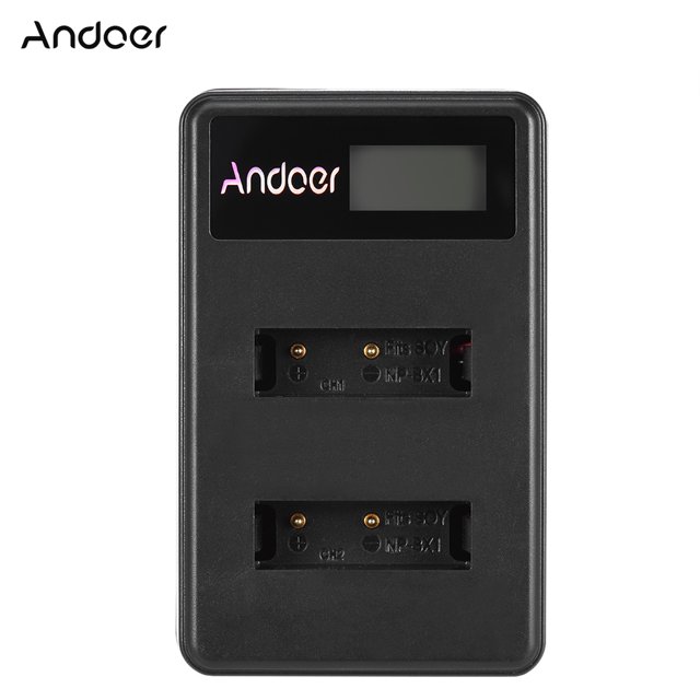 Reemplazo del cargador USB de pantalla LCD de doble ranura portátil mini