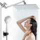 thumbnail image 1 of Regaderas para Baño con Brazo Extensible, 10" Cabeza de Ducha con Shower Head de Mano, [No Requiere Perforación], Regadera de Telefono para Baño de Alta Presion, con Accesorios, para Hogar, Hotel, 1 of 7