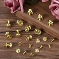 thumbnail image 4 of LAMIRO 10Packs Gold Drawer Knobs,Tiny Dresser Knobs,Small Kitchen Knobs, 4 of 7