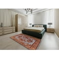 thumbnail image 4 of Ahgly Company Indoor Rectangle Mid-Century Modern Red Oriental Area Rugs, 4' x 6', 4 of 6