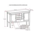 thumbnail image 5 of Atlin Designs Sideboard and Wine Rack in Tobacco Brown, 5 of 5