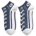 thumbnail image 1 of Medias Cortas Unisex VersSockBlue 1Par Azul 5-9.5US Converse Calcetines Tubo Corto Poliéster., 1 of 1