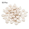 thumbnail image 3 of Unique Bargains Alphabet F Letter Charm Double Sided Enamel Initial Alphabet Pendant White, for Jewelry Making, 50pcs, 3 of 5