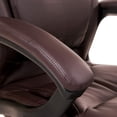 thumbnail image 5 of EC Series Executive Bonded Leather High Back Adjustable  Chair with Thick Padded Contour Seat and Locking Tilt Control, Burgundy, 5 of 7
