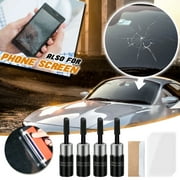 Tiitstoy Windshield Repair Kit, Cracks Gone Glass Repair Kit Automotive Glass Windscreen Tool for Fixing Chips, Cracks and Star-Shaped Crack - Nano Fluid Filler Repair Kit Windshield Crack Repair Kit