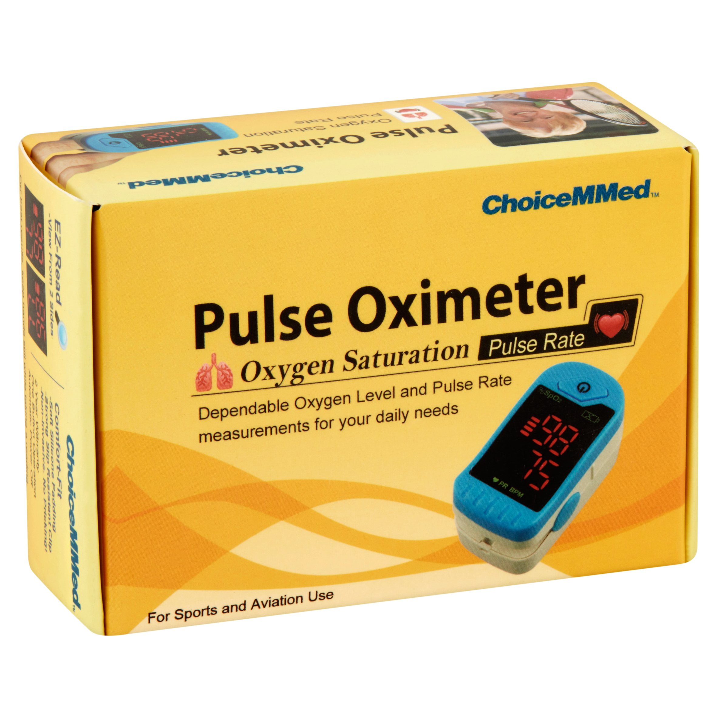 ChoiceMMED Comfort Oxywatch Pilots Oxygen Saturation Pulse Oximeter Sports C18Sm eBay