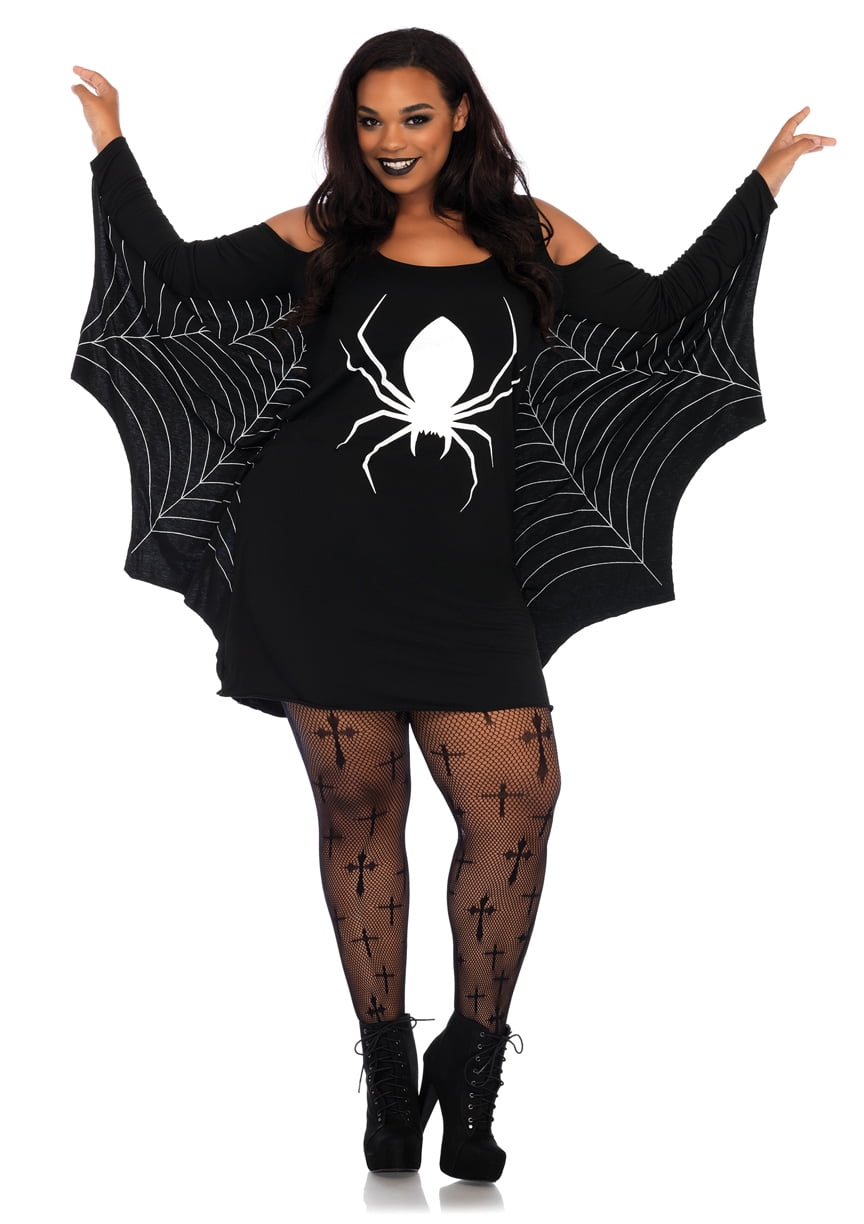 NEW Long Black Spiderweb Fabric Cape Dress Ups Halloween 