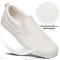 thumbnail image 3 of Ecetana Women's Slip on Shoes Canvas Sneakers Loafers Non Slip Shoes Low Top Casual Shoes, 3 of 7