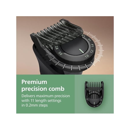 Philips Norelco All-in-One 7000 Series 22-Piece Trimmer - Electric Shaver and Clipper for Face, Beard, Head & Body, Self-sharpening Full Metal Blades, 28 Length Settings (0.5-16 mm), MG7975/49