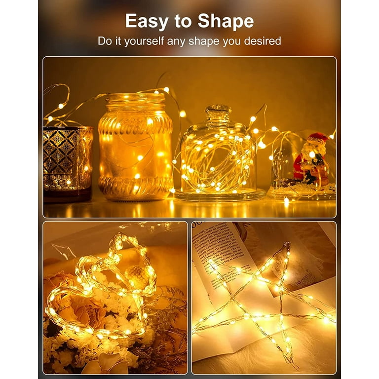 Outdoor Waterproof Battery Box Star Ring Hanging Paper Sheet Christmas  Decoration String Lights Pendant, Christmas, New Year, Valentine's Day  Decorati