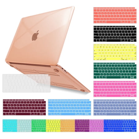 Plastic Hard Shell Case With Keyboard Cover And Screen Skin Colorful Screen Protector Case Compatible With MacBook Air 13 11  M1 A2337 A2179 A1932