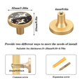 thumbnail image 3 of 4-Pack Home Cabinet Knob Furniture Drawer Knob for Cabinets & Walls 32mm Diameter Unicorns with Wings, 3 of 9