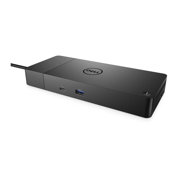 Restored Dell WD19S USB-C Docking Station, 180W Adapter (130W Power Delivery), HDMI, Dual DP, Black