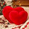 thumbnail image 4 of Valentines Day Heart Pillow - Super Soft Plush Hug Pillow, Cute Romantic Gift for Her/Him, Decorative Throw Pillows for Couch, Bedroom, Red , 12 inch by PALIFEUR, 4 of 9