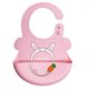 thumbnail image 1 of Silicone Baby Bibs Waterproof Lightweight Comfortable Scratch Resistant Soft Baby Bibs for Household Kindergarten Rabbits, 1 of 1