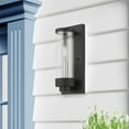 thumbnail image 5 of 20721-14 Livex Lighting Hillcrest - 1 Light Outdoor ADA Wall Lantern in Coastal Style - 4.75 Inches wide by 12 Inches high, 5 of 12