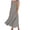 Gray, variant on Vivianyo HD Women's V-Neck Maxi Dress, Ruffle Sleeveless Loose Fit Casual Long Dress With Side Pockets, Women's L, Sizes S-2XL