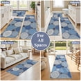 thumbnail image 5 of MeyJey Kitchen Rug Set 3 Piece, Non Slip Machine Washable Mats for Home Floor and Living Room，Gray/Blue, 5 of 14