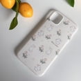 thumbnail image 5 of Cream White Floral Bunny Phone Case for iPhone 14 Plus/15 Plus, Cute Korea 3D Rabbit Tulip Flower Cartoon Case for Women Girls, 5 of 12