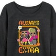 thumbnail image 3 of LOL OMG! Fashion Dolls - Always Extra - Women's Lightweight French Terry Long Sleeve Shirt, 3 of 5