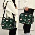 thumbnail image 5 of FORMRS Student Lunch Bag Insulated Reusable Cooler Box with Zipper Pockets, Christmas Santa Hats, 5 of 9
