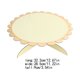 thumbnail image 4 of Ounissouiy Soporte para Tartas, postres, magdalenas, Mousse, aperitivos, magdalenas, soporte para bodas, fiestas de cumpleaños, redonda, de Kits de decoración para fiestas Amarillo, 4 of 6